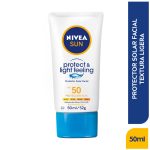 Bloqueador Nivea Sun Facial Fps50 Light 50 mL
