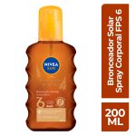 Bronceador Nivea Sun Aceite en Spray Fps6 200 mL