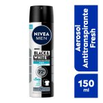Desodorante Nivea Spray Black White Fresh 150 mL