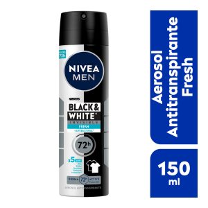 Desodorante Nivea Spray Black White Fresh 150 mL