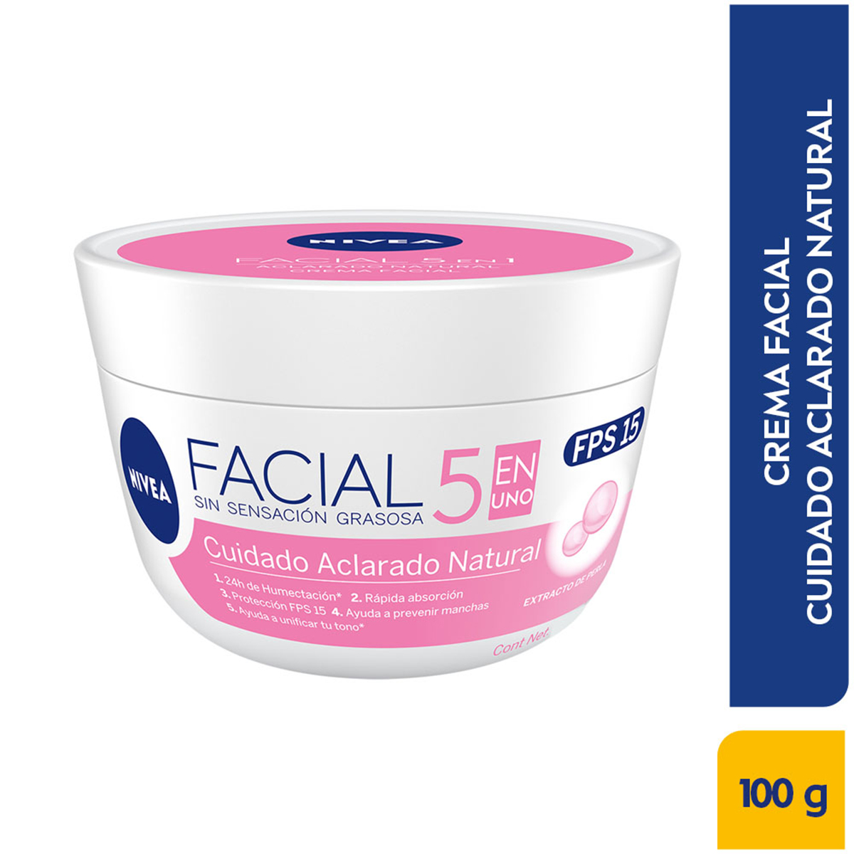 42277071_2 Crema Nivea Aclarado Natural 100 mL - Imagen 1