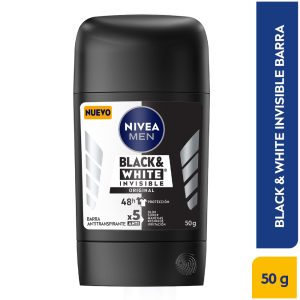 Desodorante Nivea Men Barra Invisible Black White 50 g