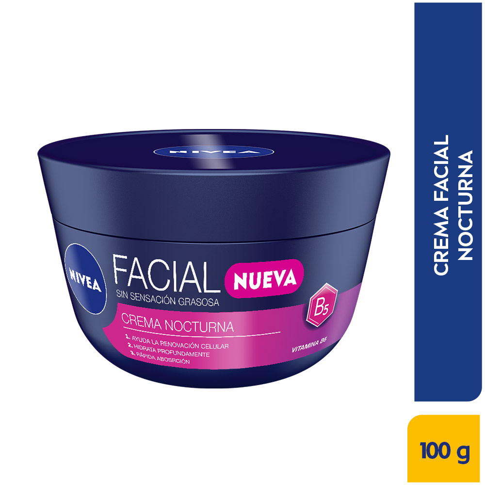 42389248_2 Crema Nivea Cuidado Facial Noche 100 g - Imagen 1
