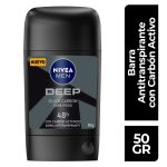Desodorante Nivea Barra Deep Black Carbón 50 g