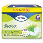 Toalla Tena Discreet Super 30 Unidades 5 Gotas