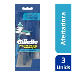 Máquina para Afeitar Gillette UltraGrip 3 Unidades