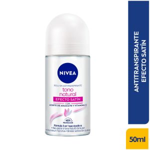 Desodorante Nivea Rollon Aclarado Efecto Satín 50 mL