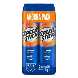 Desodorante Speed Stick Spray 24/7 Extreme Ultra 91 g Pack X 2