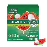 Jabón Palmolive Sandia y Lychee 110 g Oferta 3 Unidades