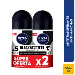 Desodorante Nivea Men Roll-On Invinsible Black White 50 mL