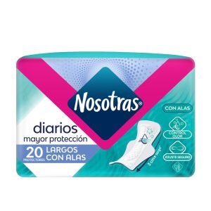 Protector Nosotras Largos con Alas 20 Unidades