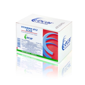 Vitamina B12 10 mL 12 Ampollas Ecar