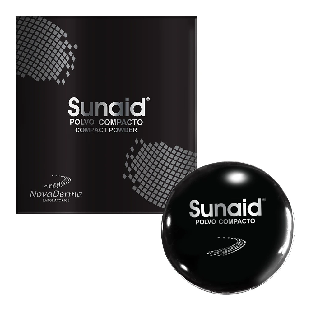 7707206270161_SunaidPolvoCompacto-Oscuro Sunaid Polvo Compacto Piel Oscura 12 g - Imagen 1