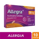 Allegra 120 mg 10 Comprimidos