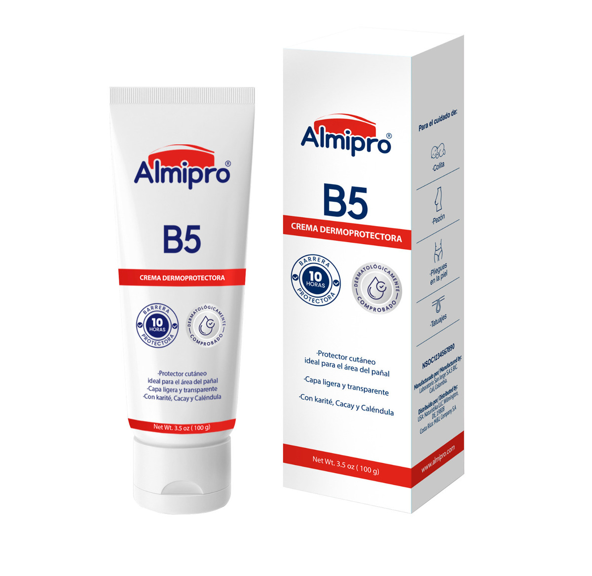 B5 (1) (1) Almipro Crema Dermoprotectora B5 100 g - Imagen 1