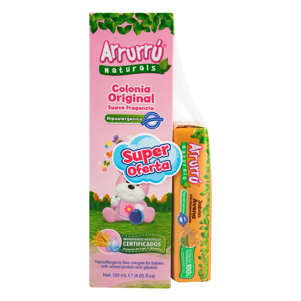 Colonia Arrurú Original Rosada 120 mL + Jabón 110 g