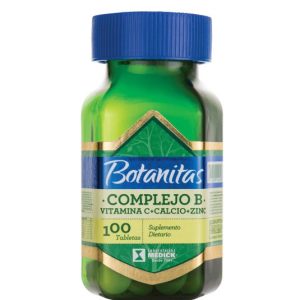 Complejo B+Vitamina C+Calcio+Zinc 100 Tabletas Medick