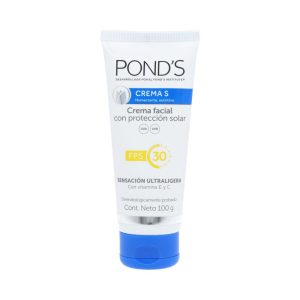 Crema Facial Ponds S con Proteccion Solar 100 g