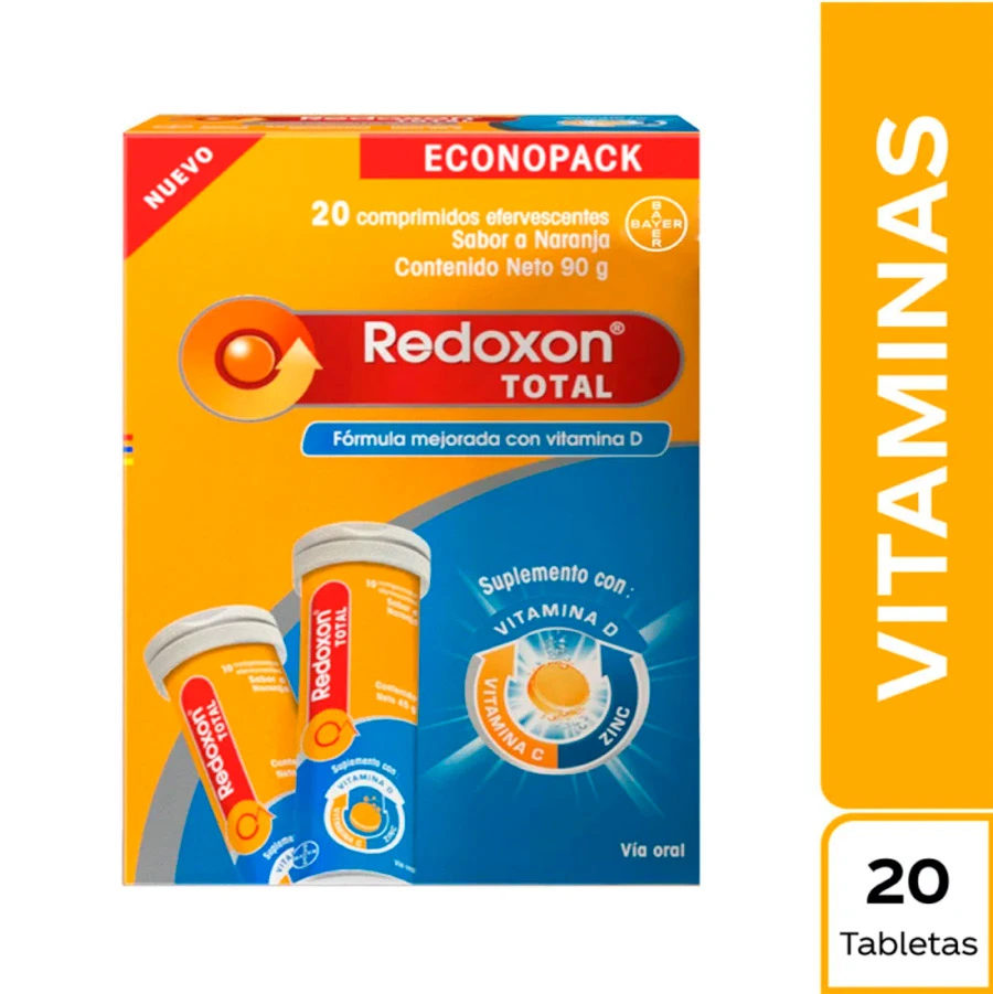 Redoxon Efervescente Duo Pack 20 Tabletas