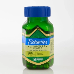 Vitamina E 400 UI + Vitamina A 3500 UI 100 Perlas Medick