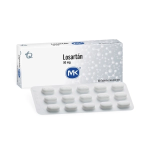 Losartán 50 mg 30 Tabletas MK